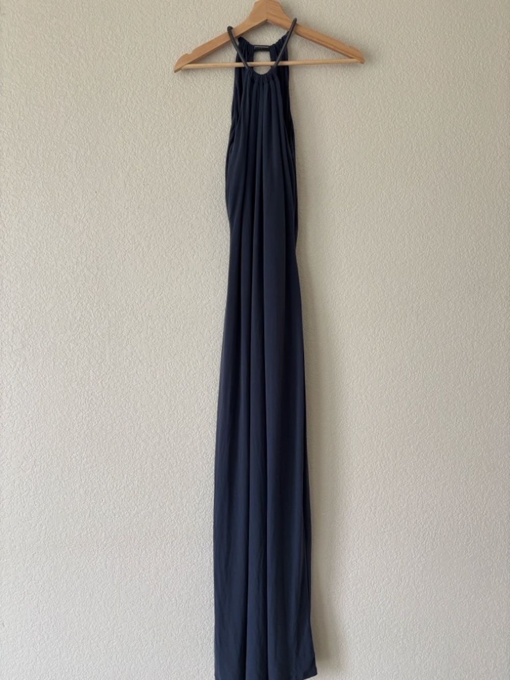 Calvin Klein Navy Halter Maxi Dress